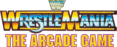 WWF WrestleMania: The Arcade Game logo for Sega Mega Drive